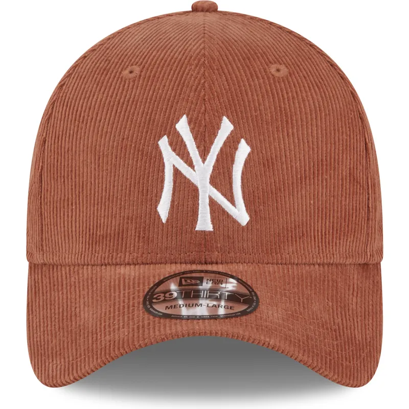 cappelli-curva-marrone-regolato-39thirty-cord-dei-new-york-yankees-mlb-di-new-era