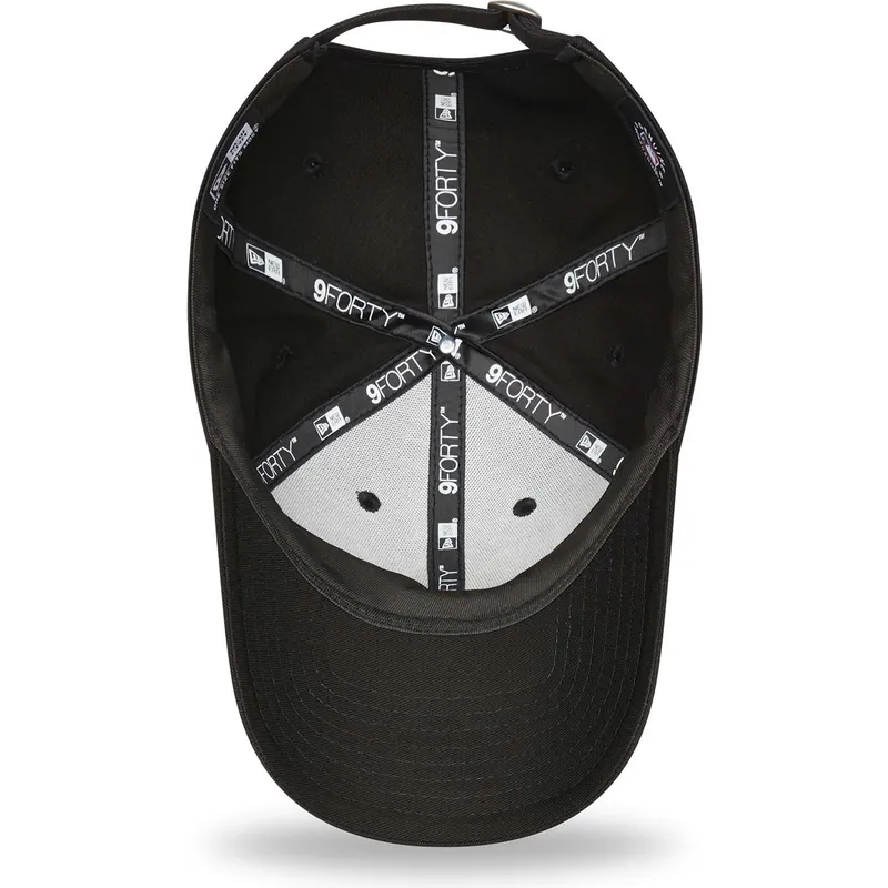 cappellino-curvo-nero-regolabile-con-logo-giallo-9forty-seasonal-infill-di-new-york-yankees-mlb-di-new-era