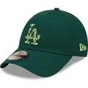 cappelli-curva-verde-cinghia-regolabile-9forty-seasonal-infill-dei-los-angeles-dodgers-mlb-di-new-era