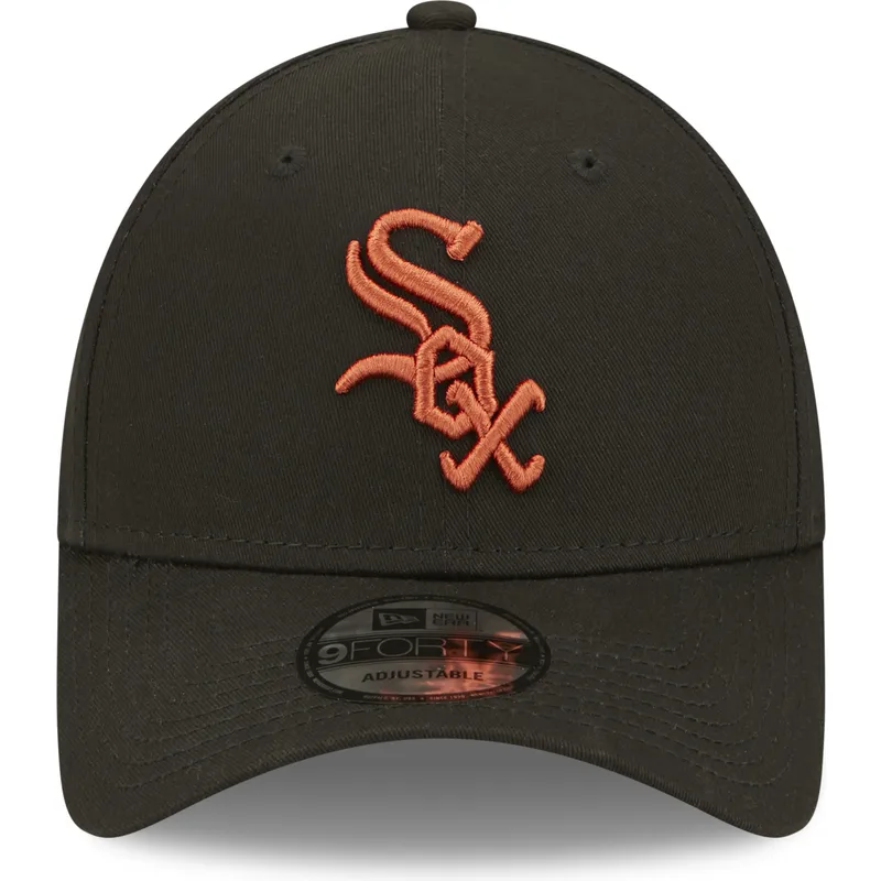 cappelli-curva-nero-cinghia-regolabile-marron-9forty-league-essential-dei-chicago-white-sox-mlb-di-new-era cappelli-curva-nero-cinghia-regolabile-marron-9forty-league-essential-dei-chicago-white-sox-mlb-di-new-era