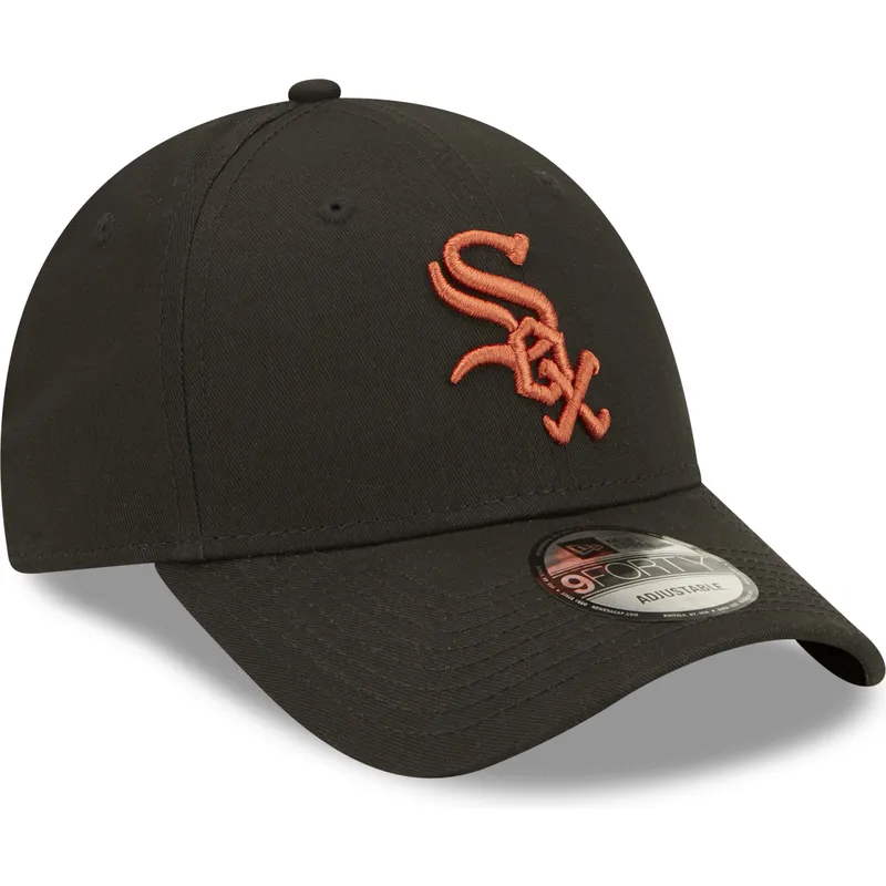 cappelli-curva-nero-cinghia-regolabile-marron-9forty-league-essential-dei-chicago-white-sox-mlb-di-new-era cappelli-curva-nero-cinghia-regolabile-marron-9forty-league-essential-dei-chicago-white-sox-mlb-di-new-era