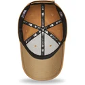 cappelli-curva-marrone-cinghia-regolabile-9forty-the-league-melton-wool-dei-new-york-yankees-mlb-di-new-era