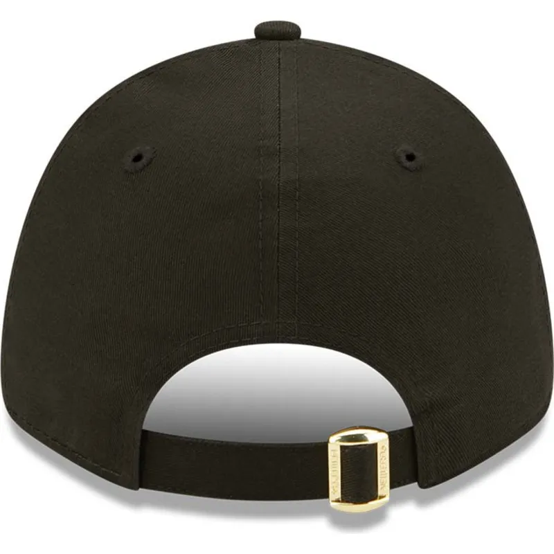 cappelli-curva-nero-cinghia-regolabile-dorado-9forty-metallic-dei-new-york-yankees-mlb-di-new-era