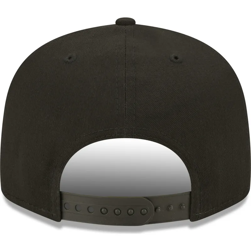 cappelli-piatta-nero-snapback-9fifty-league-essential-dei-los-angeles-dodgers-mlb-di-new-era