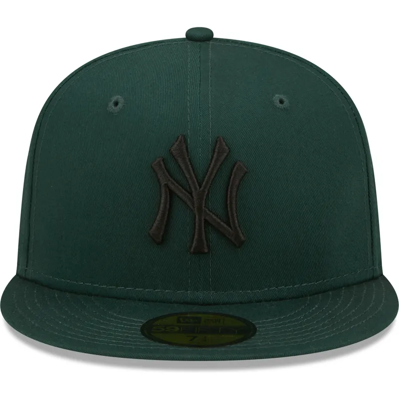 cappelli-piatta-verde-regolato-59fifty-league-essential-dei-new-york-yankees-mlb-di-new-era