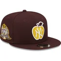 cappelli-piatta-rosso-snapback-granate-9fifty-ny-apple-dei-new-york-yankees-mlb-di-new-era
