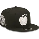 cappelli-piatta-nero-snapback-9fifty-ny-apple-dei-new-york-yankees-mlb-di-new-era