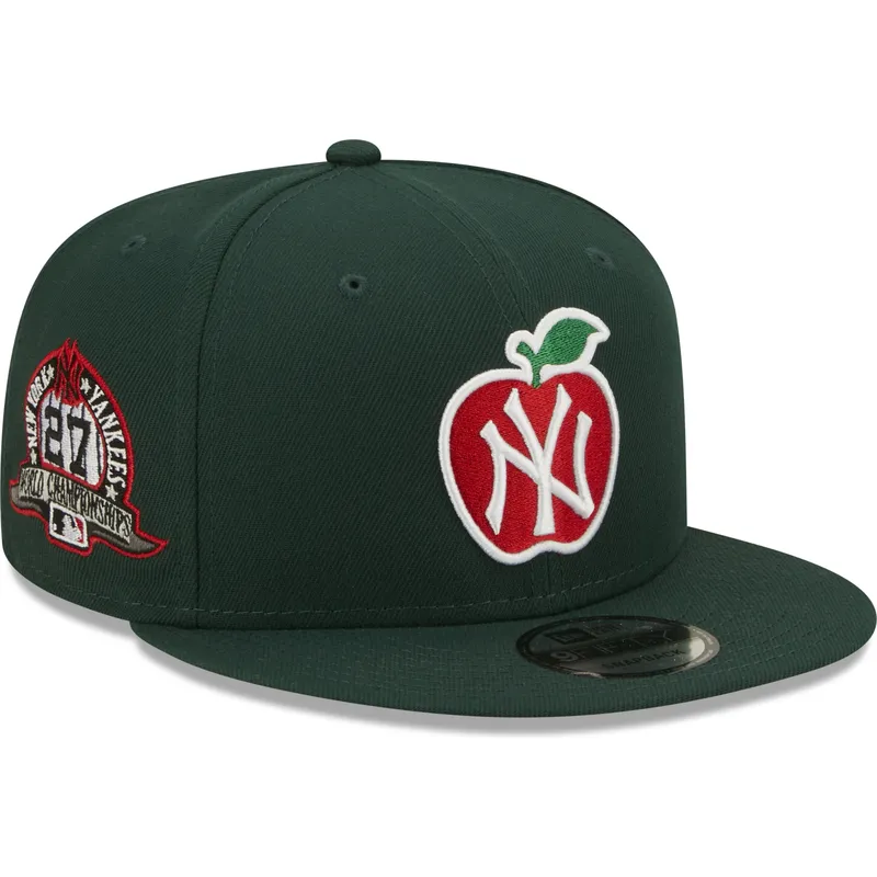 cappelli-piatta-verde-snapback-9fifty-ny-apple-dei-new-york-yankees-mlb-di-new-era
