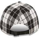 cappellino-curvo-nero-regolabile-con-logo-nero-9forty-plaid-dei-new-york-yankees-mlb-di-new-era