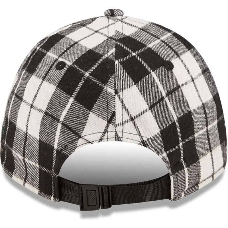 cappelli-curva-nero-cinghia-regolabile-9forty-plaid-dei-new-york-yankees-mlb-di-new-era
