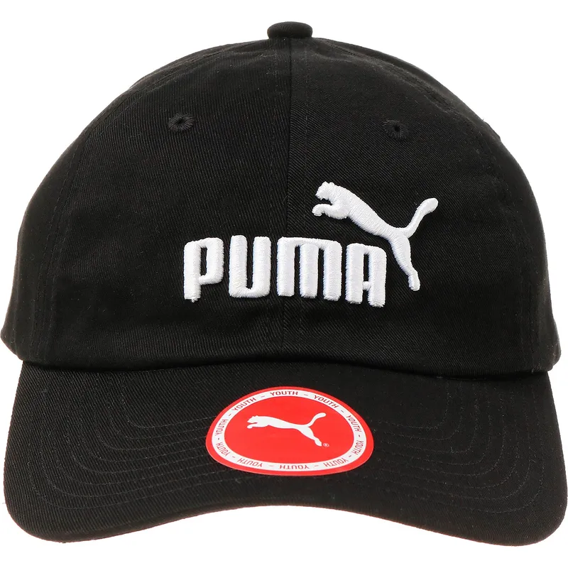 cappelli-curva-nero-cinghia-regolabile-per-bambino-di-puma