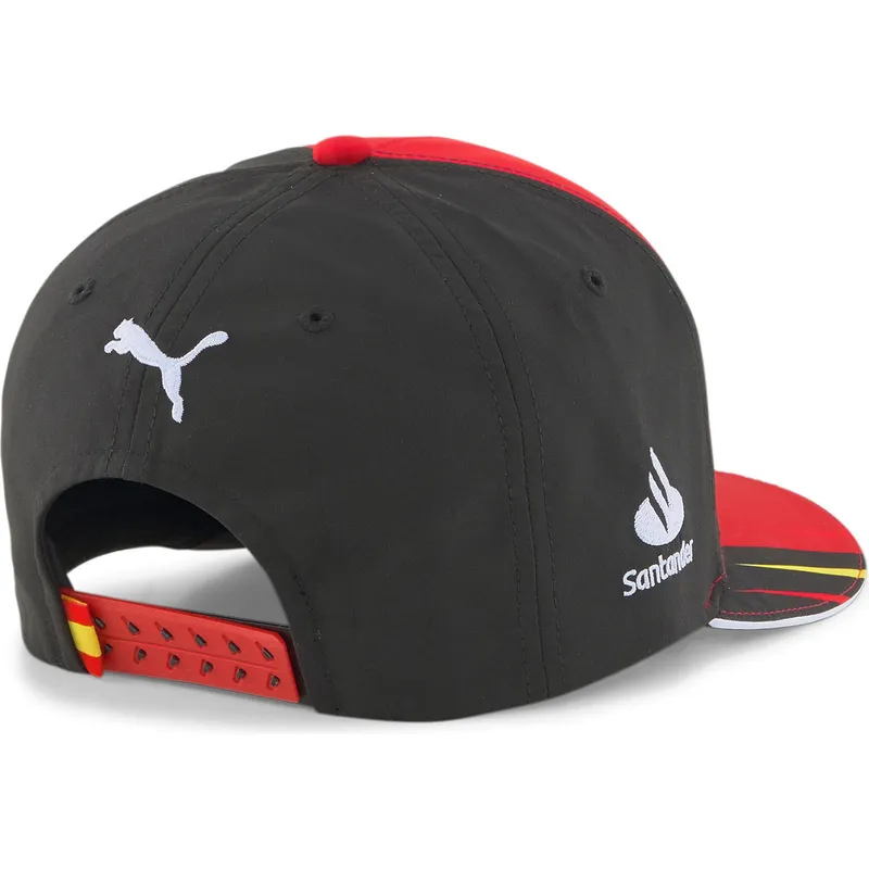 cappelli-curva-rosso-snapback-sf-carlos-sainz-dei-ferrari-formula-1-di-puma