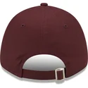 cappelli-curva-rosso-cinghia-regolabile-granate-9forty-league-essential-dei-new-york-yankees-mlb-di-new-era