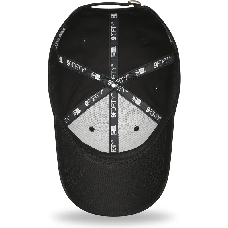 cappellino-curvo-nero-regolabile-con-logo-verde-9forty-league-essential-di-new-york-yankees-mlb-di-new-era