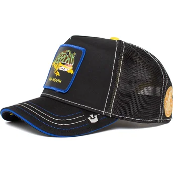 cappellino-trucker-nero-e-blu-rospo-big-mouth-puck-yeah-the-farm-di-goorin-bros
