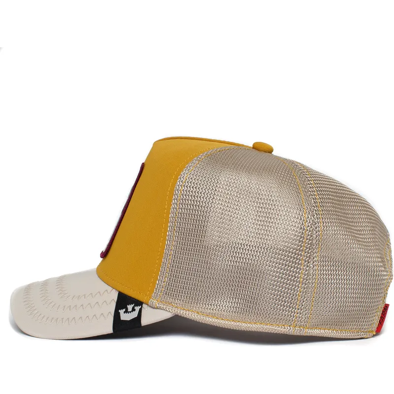 cappelli-curva-giallo-snapback-the-farm-di-goorin-bros