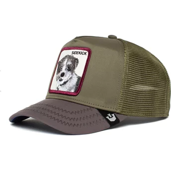 Goorin Bros. Dog Sidekick Fowler's Favorite The Farm Green Trucker Hat