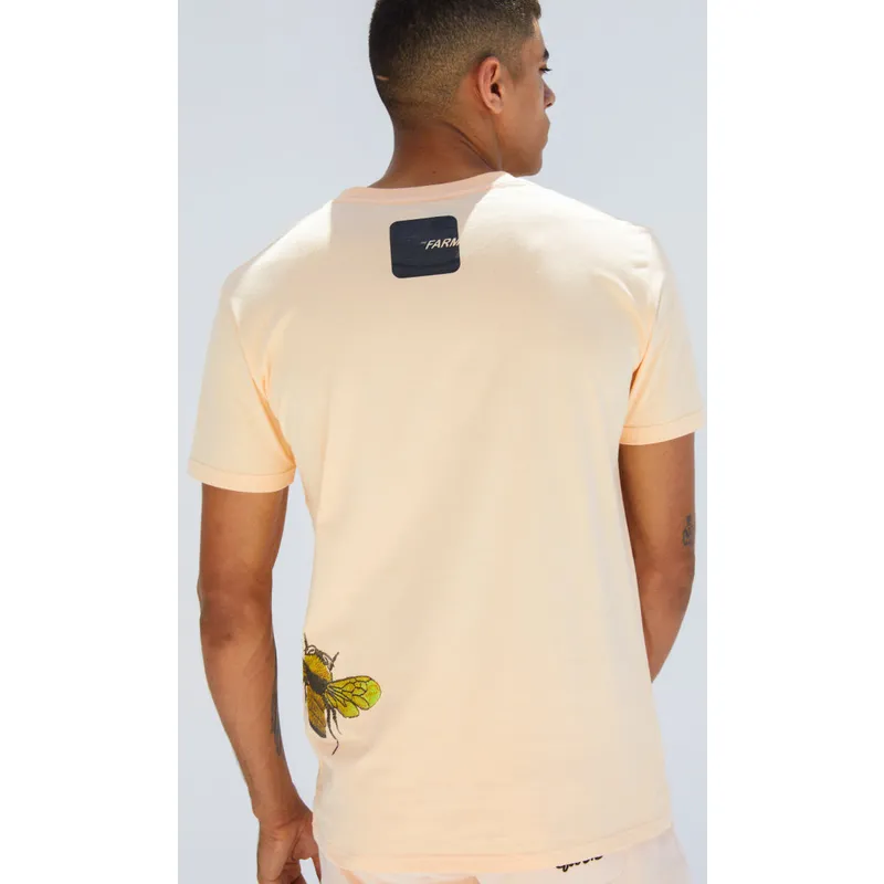 magliette-manica-corta-rosa-dei-manga-corta-rosa-abeja-queen-sweet-comb-the-farm-the-farm-di-goorin-bros