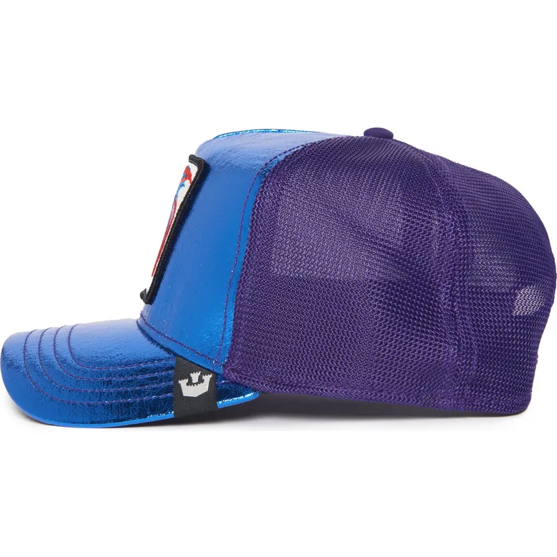 cappelli-curva-blu-snapback-pez-luchador-dei-siam-fighter-blue-light-metallic-the-farm-the-farm-di-goorin-bros
