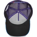 cappello-trucker-blu-e-viola-pesce-combattente-siamese-fighter-blue-light-metallic-the-farm-di-goorin-bros