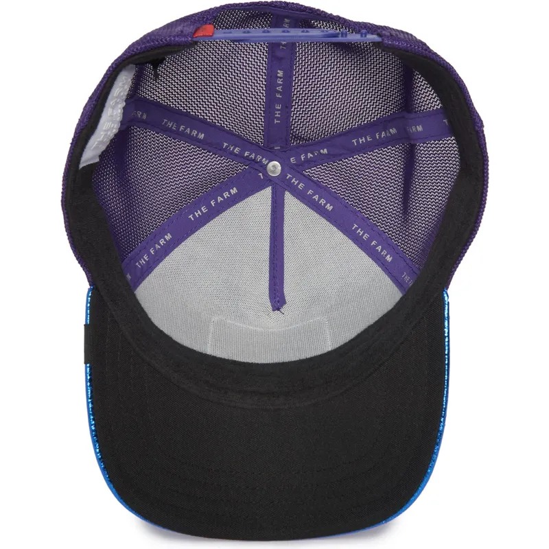 cappelli-curva-blu-snapback-pez-luchador-dei-siam-fighter-blue-light-metallic-the-farm-the-farm-di-goorin-bros
