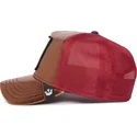 cappellino-trucker-arancione-e-rosso-tigre-spotlight-metallic-the-farm-di-goorin-bros