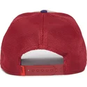 cappellino-trucker-arancione-e-rosso-tigre-spotlight-metallic-the-farm-di-goorin-bros