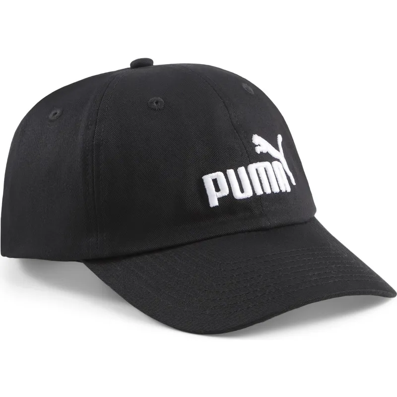 cappellino-curvo-nero-regolabile-essentials-di-puma