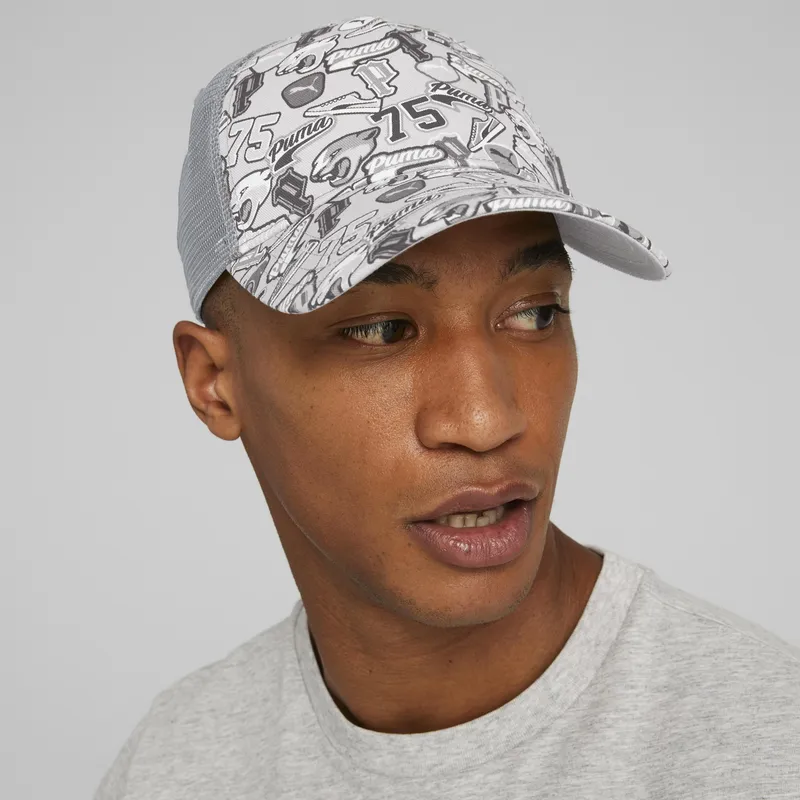 cappelli-curva-grigio-snapback-di-puma