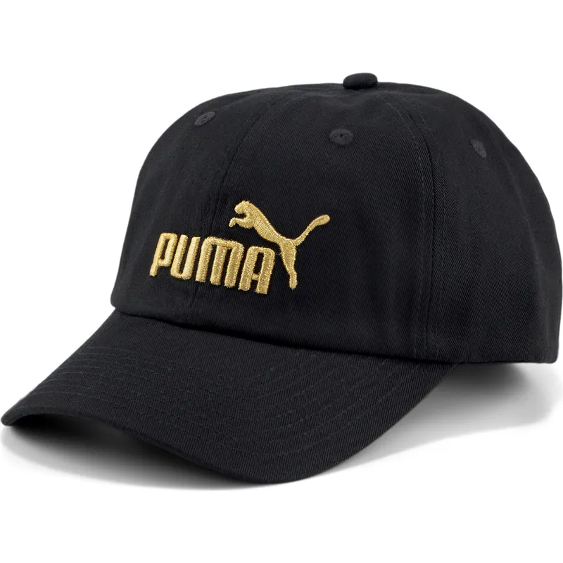cappelli-curva-nero-cinghia-regolabile-di-puma