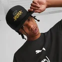 cappellino-trucker-nero-snapback-basketball-di-puma