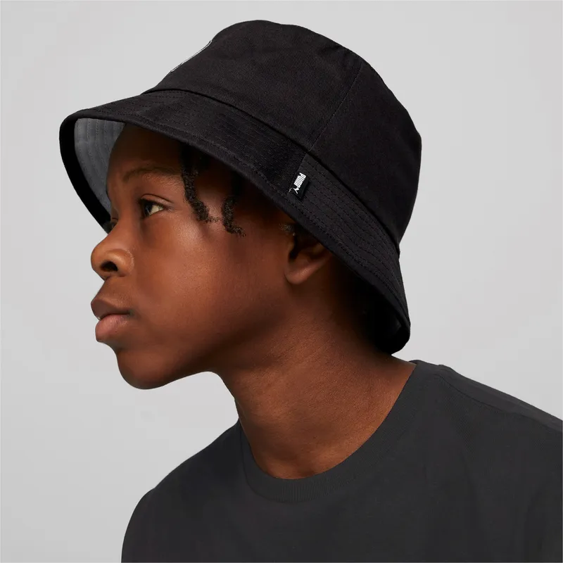 secchi-nero-per-bambino-dei-bucket-negro-para-nino-core-logo-di-puma