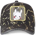 cappelli-curva-nero-cinghia-regolabile-pikachu-pokemon-di-capslab