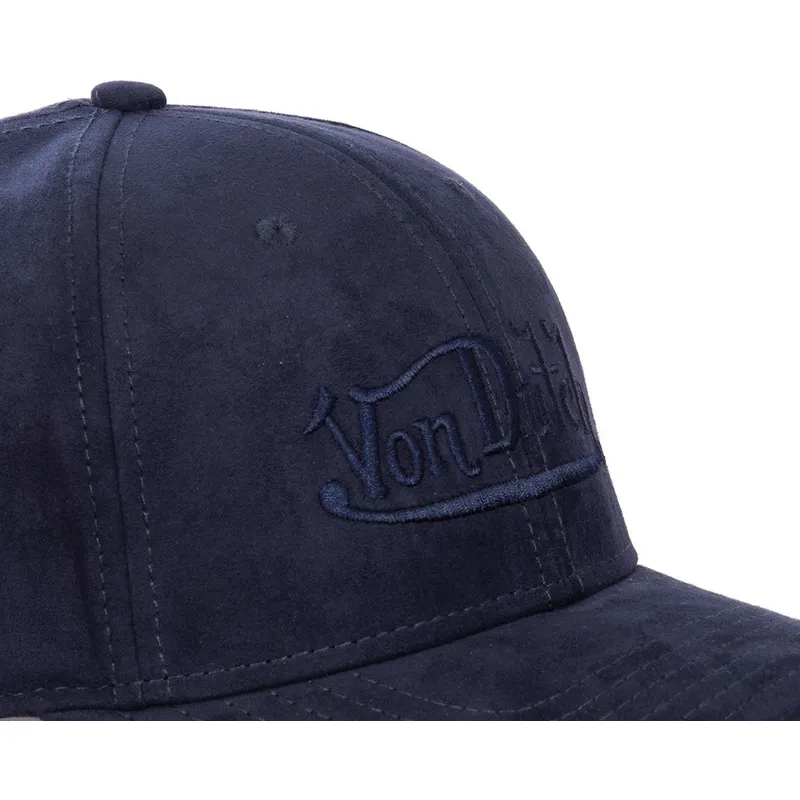 cappellino-visiera-curva-blu-marino-regolabile-forestnb-di-von-dutch