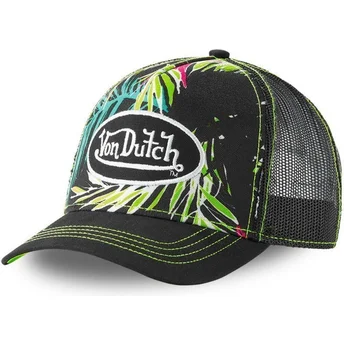 cappellino-trucker-nero-e-verde-ahig-aop-di-von-dutch