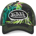 cappellino-trucker-nero-e-verde-ahig-aop-di-von-dutch