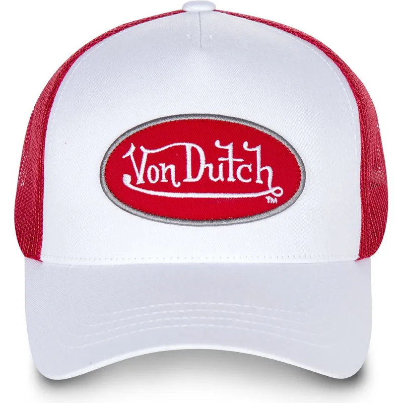 cappellino-trucker-bianco-e-rosso-bmwhred2-di-von-dutch