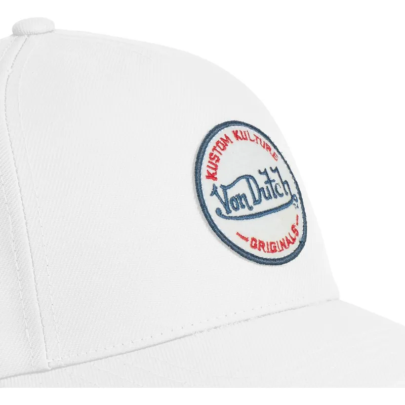 cappellino-curvo-bianco-snapback-kustom-kulture-col-whi1-di-von-dutch