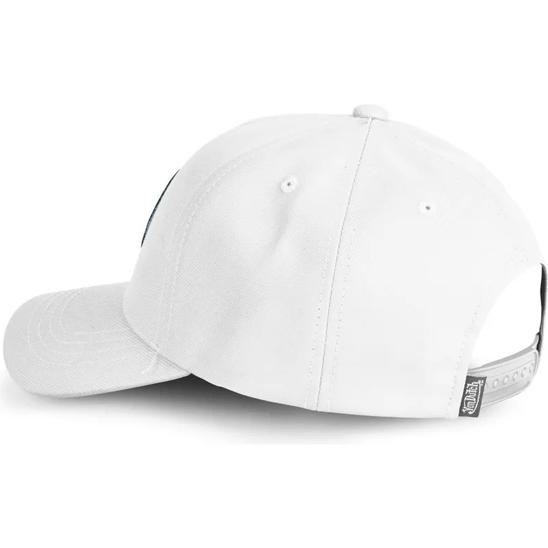 cappellino-curvo-bianco-snapback-kustom-kulture-col-whi1-di-von-dutch