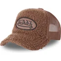 cappelli-curva-marrone-snapback-dei-borreguillo-fur2-di-von-dutch