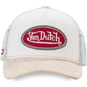 cappello-snapback-bianco-e-beige-con-visiera-curva-kys-di-von-dutch