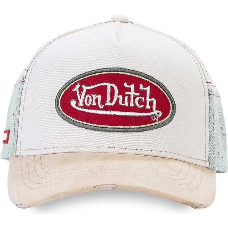 cappellino-curvo-bianco-e-beige-snapback-kys-di-von-dutch