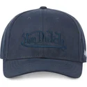 cappellino-snapback-blu-navy-con-visiera-curva-suedine1-di-von-dutch