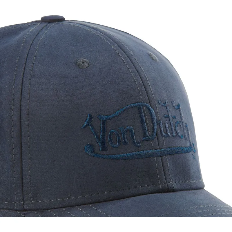 cappellino-curvo-blu-marino-snapback-suedine1-di-von-dutch