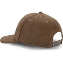 cappellino-curvo-marrone-scuro-snapback-suedine3-di-von-dutch