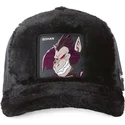 cappellino-trucker-nero-in-pelliccia-son-gohan-great-ape-fur1-ooz1-dragon-ball-di-capslab