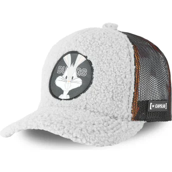 cappellino-trucker-grigio-in-sherpa-bugs-bunny-fur1-bug1-looney-tunes-di-capslab