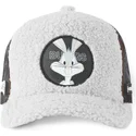 cappellino-trucker-grigio-in-sherpa-bugs-bunny-fur1-bug1-looney-tunes-di-capslab