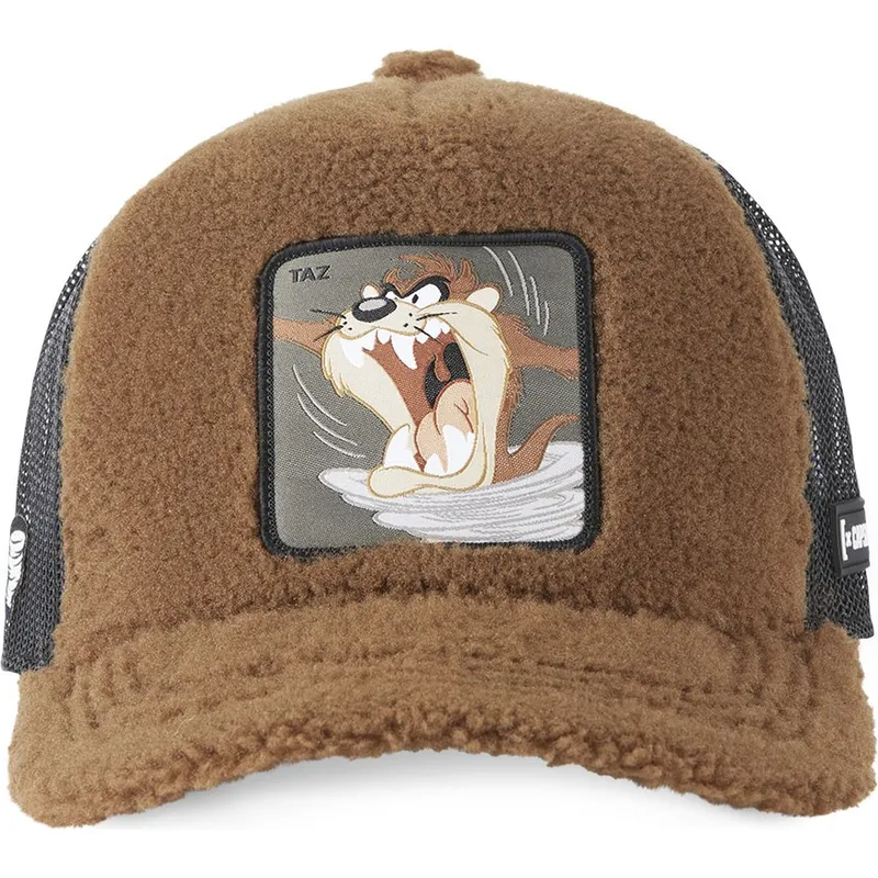 cappelli-curva-marrone-snapback-de-borreguillo-diablo-diavolo-della-tasmania-looney-tunes-di-capslab