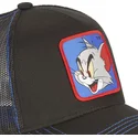 gorra-trucker-nera-tom-to7-looney-tunes-di-capslab